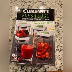 CUISINART FRESH EDGE VACUUM SEAL STORAGE CONTAINERS